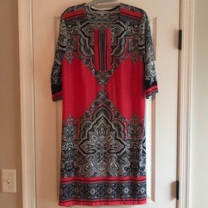 Sandra Darren 3/4 sleeve dress